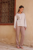 Casual Stripes Quarter-Zip Tracksuit