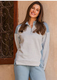Casual Stripes Quarter-Zip Tracksuit