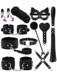 Black Leather Bondage Adult Sexy Toys Sm Sexy Product BDSM