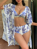 DAZY Women’s Spring/Summer Printed Kimono Beach Cover-Up