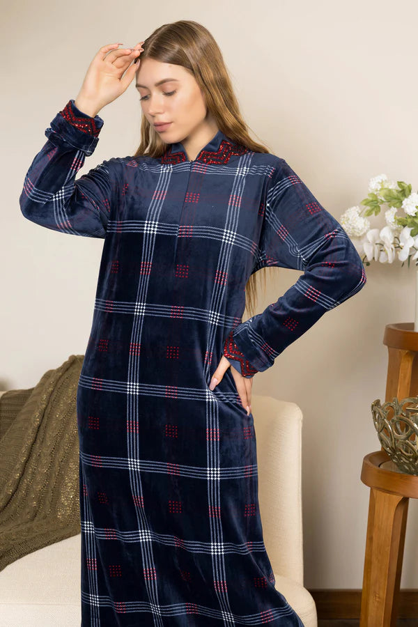 CHECKERED SEQUINS GALABEYA