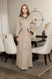 BROWN HOODED GOWN