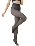 Faux Sheer Black Fake Translucent Pantyhose