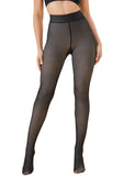 Faux Sheer Black Fake Translucent Pantyhose