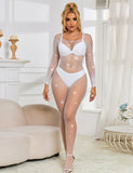 Fishnet Diamonds Long Sleeve Bodystocking