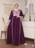 Heidi women's velvet abaya