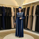Elegant women's winter abaya