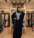 Women's free size winter abaya