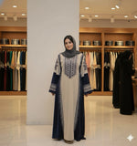 Elegant women's winter abaya