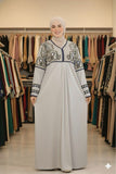 Women's winter velvet abaya