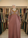 Women's winter velvet abaya