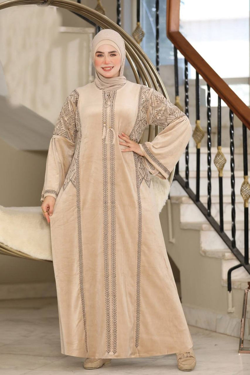Women's winter abaya