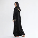 High neck embroidered kaftan