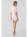 Perin Combed Cotton 4-Piece Nightgown Set
