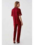 Perin Combed Cotton 4-Piece Nightgown Set
