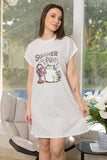 PINK HEARTS NIGHT SHIRT