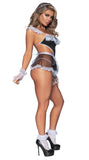 Black Sexy Lace Maid Costume