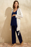 Anil Blue And White Maternity Pajama Set