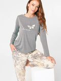 Women’s Long Sleeve T-Shirt and Trousers Set