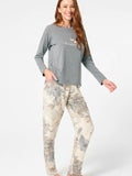Women’s Long Sleeve T-Shirt and Trousers Set