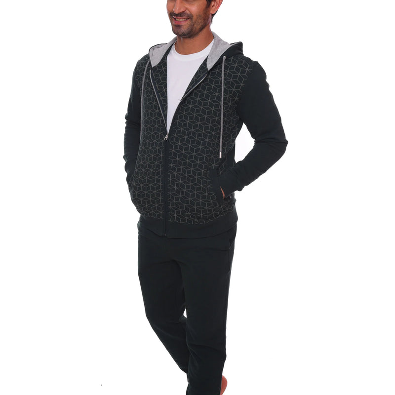 NAGA HOMME Dark Green 2 Pieces Men Pajama