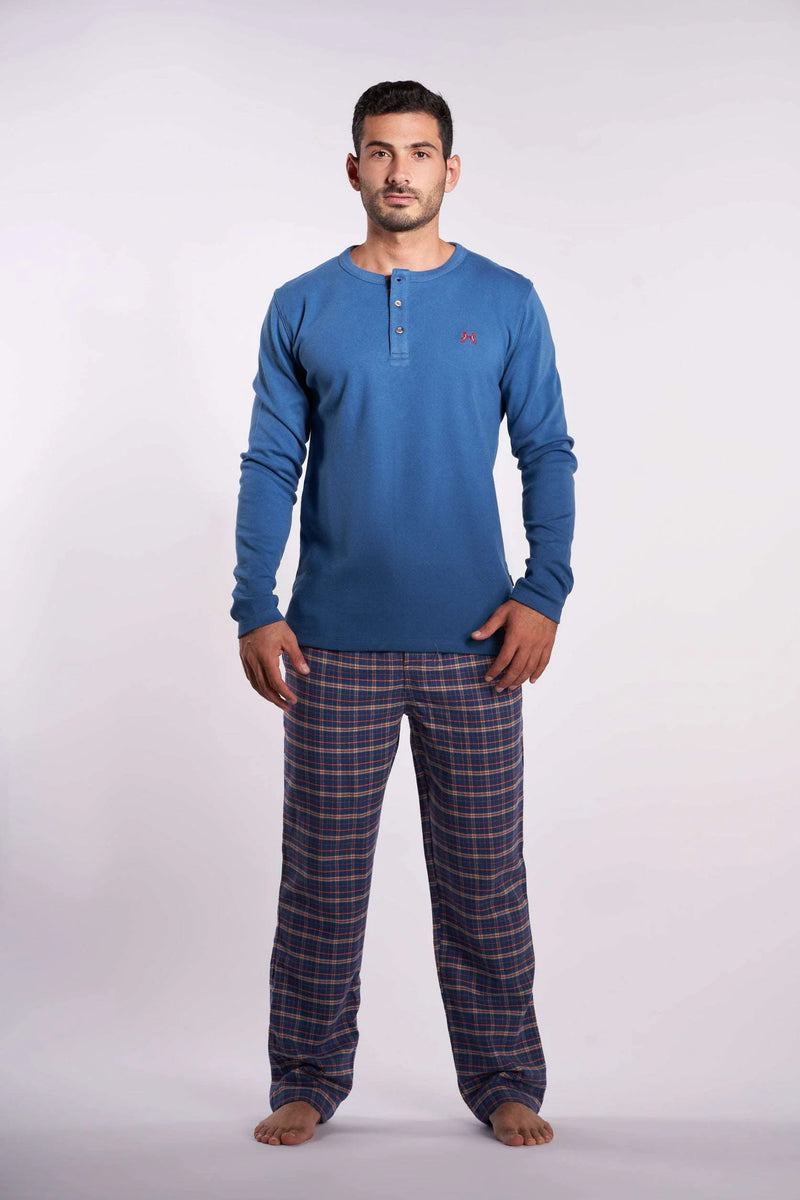 NAGA HOMME Dark Blue 2piece Men's Pajama