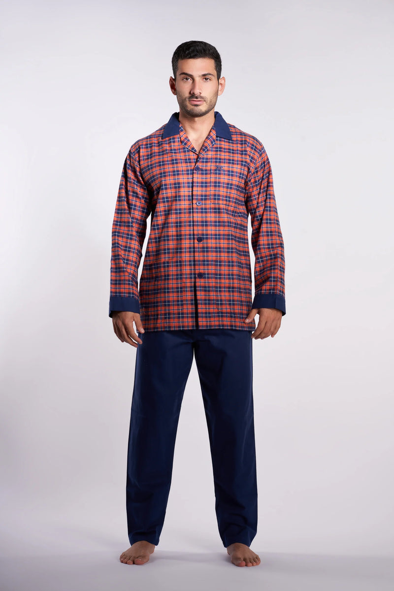 NAGA HOMME Orange Pajamas 2 Pieces