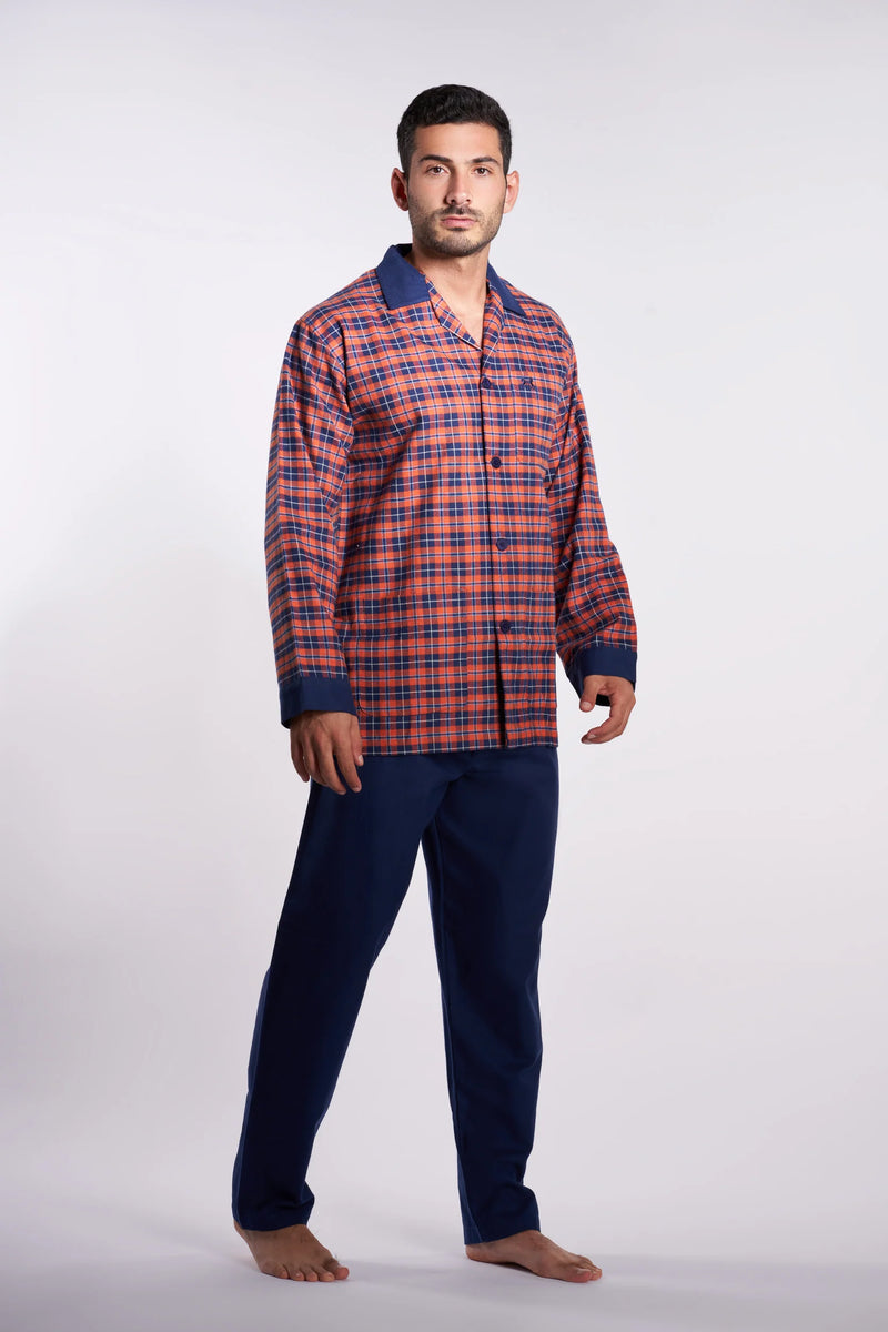 NAGA HOMME Orange Pajamas 2 Pieces