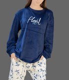 Stylish women's winter pajamas