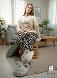 Elegant women's winter pajamas