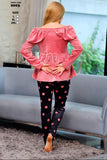 Elegant women's winter pajamas