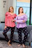 Elegant women's winter pajamas