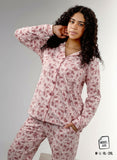 Elegant women's patterned pajamas