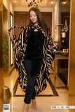 Elegant 3-piece women's winter pajamas