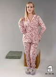 Elegant women's patterned pajamas