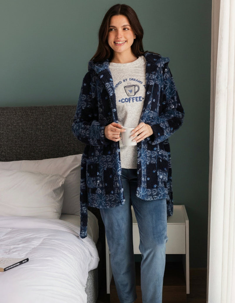 Women's winter pajamas, 3 pieces