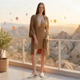 Lined velvet shirt + Lined velvet robe