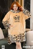 Soft velvet winter poncho