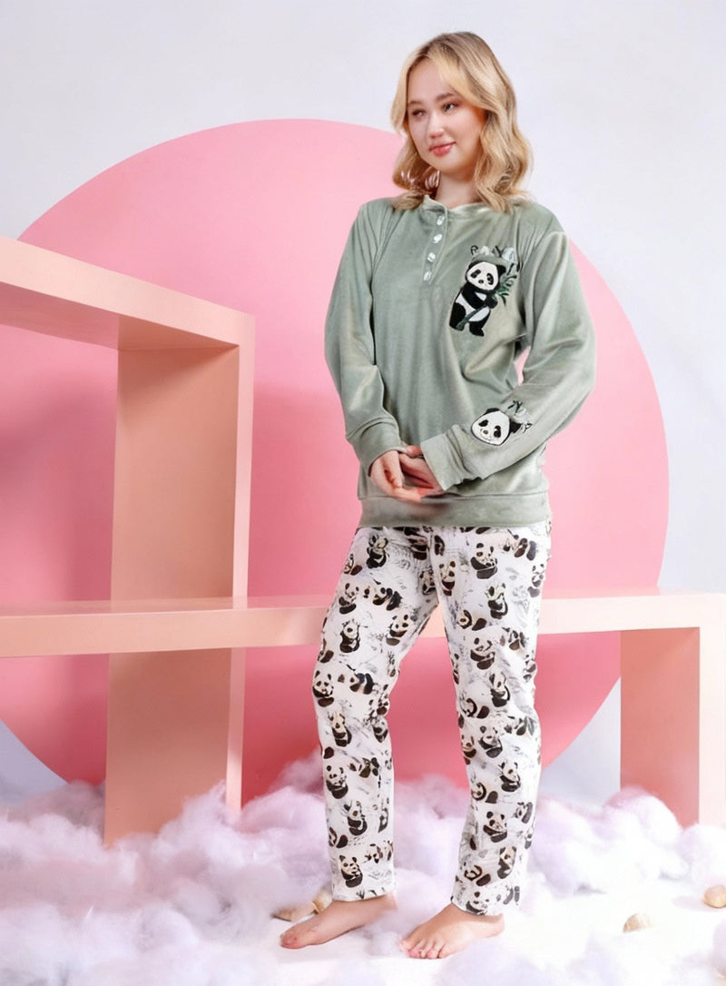 Stylish women's winter pajamas