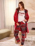 Stylish women's winter pajamas