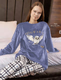 Stylish women's winter pajamas