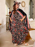 Soft velvet winter blanket poncho with heart pattern