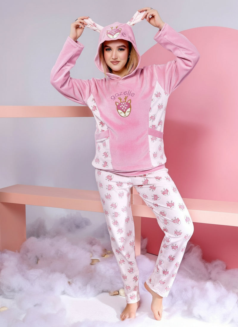 Stylish women's winter pajamas