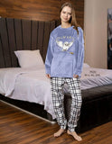 Stylish women's winter pajamas