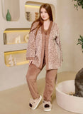 Elegant women's 3-piece pajama set