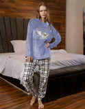 Stylish women's winter pajamas