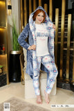 Elegant 3-piece women's pajamas