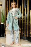 Elegant women's pajamas, 3 pieces