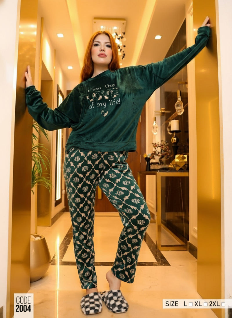 Women's winter pajamas