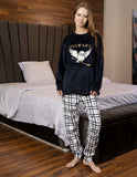 Stylish women's winter pajamas